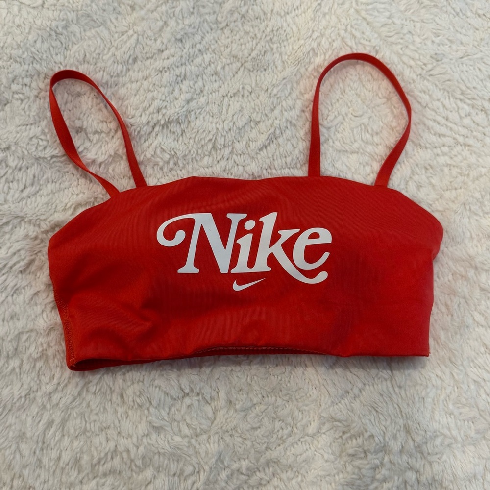 Red Nike Sports Bra